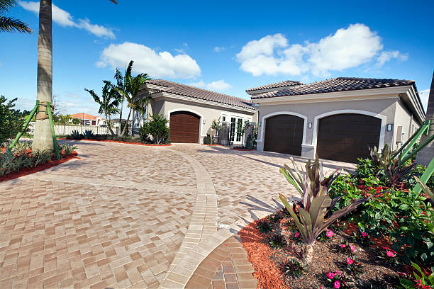 Permeable Paver Driveway in Lytle, TX